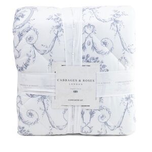 CABBAGES & ROSES Floral Toile Comforter Set